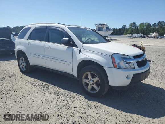 2005 Chevrolet Equinox LT with VIN 2CNDL63F256053062, listed as a Copart auction lot 53434345 with 209,984 mi miles and Clean Title. Bid and sale history available at carsss.com. Image 4.
