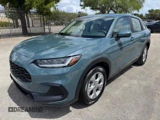 2025 Honda HR-V LX with VIN 3CZRZ1H3XSM724855, listed as a Copart auction lot 59285465 with 230 mi miles and Salvage title. Bid and sale history available at DreamBid. Image 1.