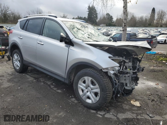 2015 Toyota RAV4 LE with VIN JTMBFREV8FJ026526, listed as a Copart auction lot 86585454 with Not Provided miles and Salvage Title. Bid and sale history available at carsss.com. Image 4.