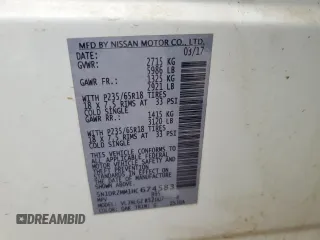 2017 Nissan Pathfinder S z VIN 5N1DR2MM1HC674583, wystawiony jako Copart lot #51873795 z przebiegiem 128 539 mil mil oraz Czysty tytuł • Clean title. Historia ofert i sprzedaży dostępna na DreamBid. Obrazek 13.
