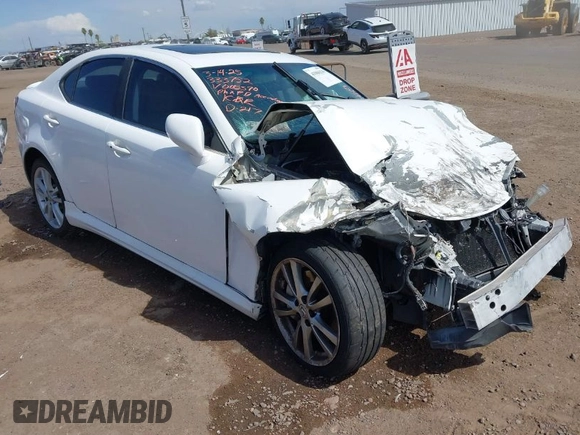 2006 Lexus IS 350 z VIN JTHBE262865005570, wystawiony jako IAAI lot #41966216 z przebiegiem Nie podano mil oraz . Historia ofert i sprzedaży dostępna na DreamBid. Obrazek 1.