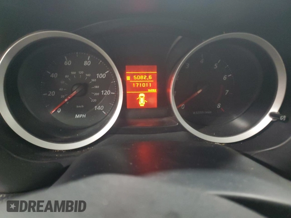 2010 Mitsubishi Lancer DE with VIN JA32U1FU8AU007431, listed as a Copart auction lot 87447694 with 171,011 mi miles and Salvage Title. Bid and sale history available at carsss.com. Image 9.