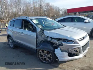 2014 Ford Escape Titanium with VIN 1FMCU0JX3EUB22005, listed as a IAAI auction lot 41610799 with 248,066 mi miles. Bid and sale history available at carsss.com. Image 1.
