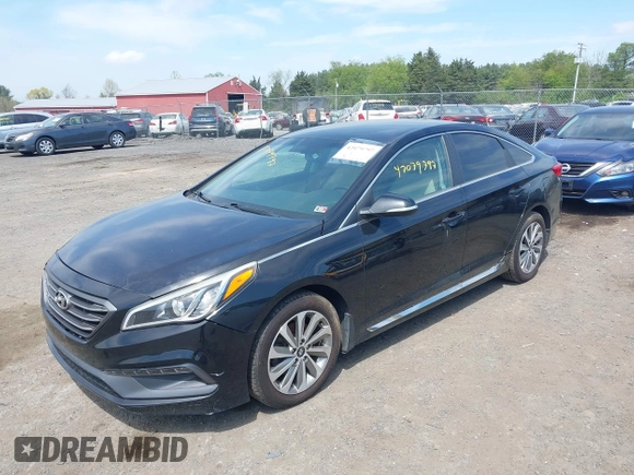 2016 Hyundai Sonata Sport with VIN 5NPE34AFXGH266534, listed as a IAAI auction lot 42079797 with 95,194 mi miles and . Bid and sale history available at DreamBid. Image 17.