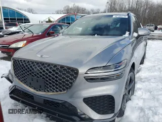 2022 Genesis GV70 Sport with VIN KMUMCDTC8NU022430, listed as a Copart auction lot 42189715 with 8,291 mi miles and Salvage title. Bid and sale history available at DreamBid. Image 5.