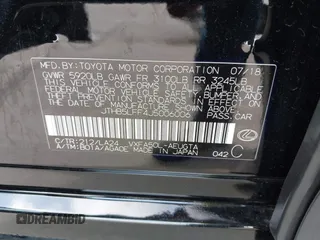 2018 Lexus LS with VIN JTHB5LFF4J5006006, listed as a IAAI auction lot 41514128 with 109,879 mi miles. Bid and sale history available at carsss.com. Image 9.