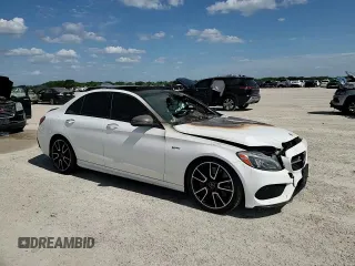 2018 Mercedes-Benz C 43 AMG with VIN 55SWF6EB3JU246788, listed as a Copart auction lot 63048314 with Not Provided miles and Non Repairable. Bid and sale history available at carsss.com. Image 11.