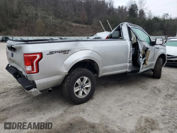 2017 Ford F-150 XL with VIN 1FTMF1EF9HKD68115, listed as a Copart auction lot 42555835 with Not provided miles and Salvage title. Bid and sale history available at DreamBid. Image 3.