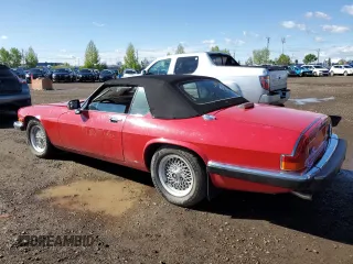 1989 Jaguar XJS z VIN SAJNL4841KC160063, wystawiony jako Copart lot #57462075 z przebiegiem 120 979 mil mil oraz Szkoda całkowita • Salvage title. Historia ofert i sprzedaży dostępna na DreamBid. Obrazek 2.