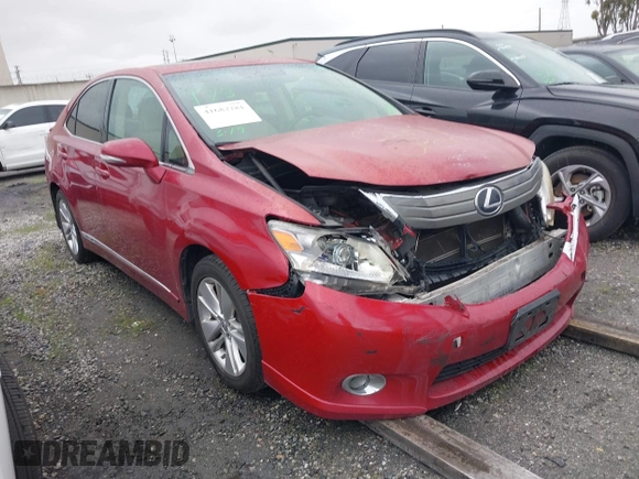 2011 Lexus HS 250h with VIN JTHBB1BA1B2046070, listed as a IAAI auction lot 41687784 with 207,373 mi miles and . Bid and sale history available at DreamBid. Image 1.