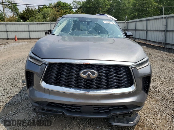 2022 Infiniti QX60 Pure with VIN 5N1DL1ES5NC338231, listed as a Copart auction lot 60042735 with 37,945 mi miles and Salvage title. Bid and sale history available at DreamBid. Image 5.