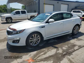 2015 Kia Optima SX Turbo with VIN 5XXGR4A62FG408912, listed as a Copart auction lot 61912975 with 133,065 mi miles and Salvage title. Bid and sale history available at DreamBid. Image 1.