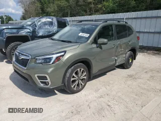 2021 Subaru Forester Limited with VIN JF2SKASC9MH524823, listed as a Copart auction lot 62407455 with 28,875 mi miles and Salvage title. Bid and sale history available at DreamBid. Image 1.
