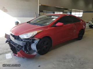 2013 Hyundai Elantra Coupe GS PZEV with VIN KMHDH6AE1DU004673, listed as a Copart auction lot 76416394 with 113,389 mi miles and Salvage Title. Bid and sale history available at carsss.com. Image 1.