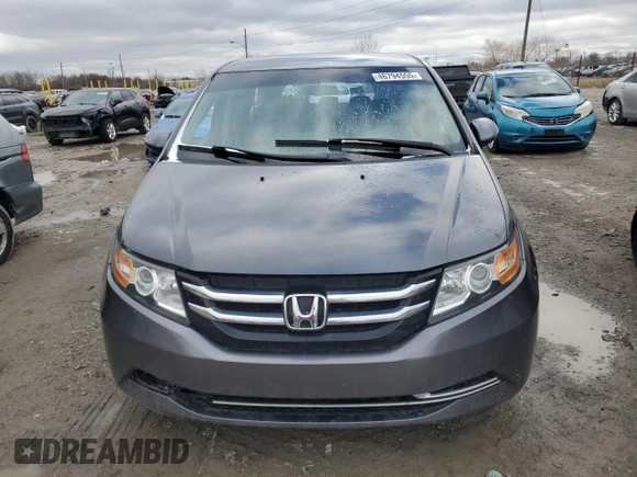 2014 Honda Odyssey EX with VIN 5FNRL5H40EB054748, listed as a Copart auction lot 46794555 with 135,095 mi miles and Salvage Title. Bid and sale history available at carsss.com. Image 5.