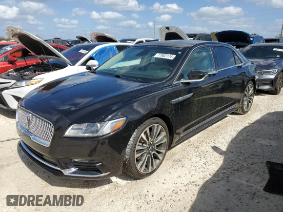 2019 Lincoln Continental Select z VIN 1LN6L9SK3K5607242, wystawiony jako Copart lot #77902174 z przebiegiem 63 235 mil mil oraz Szkoda całkowita • Salvage title. Historia ofert i sprzedaży dostępna na DreamBid. Obrazek 1.