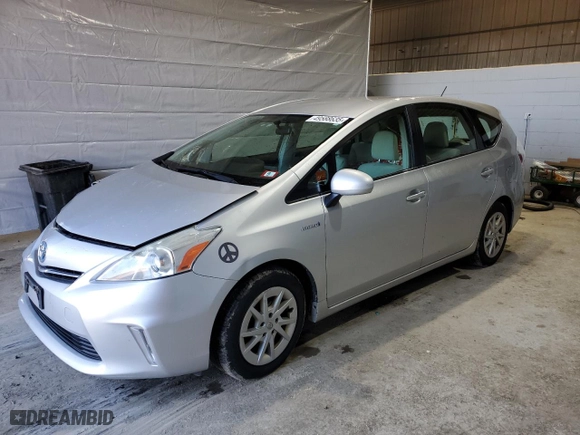 2012 Toyota Prius v Two with VIN JTDZN3EU9C3024743, listed as a Copart auction lot 49588635 with 195,678 mi miles and Salvage Title. Bid and sale history available at carsss.com. Image 1.