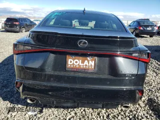 2023 Lexus IS 350 F Sport with VIN JTHGZ1E25P5031776, listed as a Copart auction lot 45744285 with 13,190 mi miles and Salvage title. Bid and sale history available at DreamBid. Image 6.