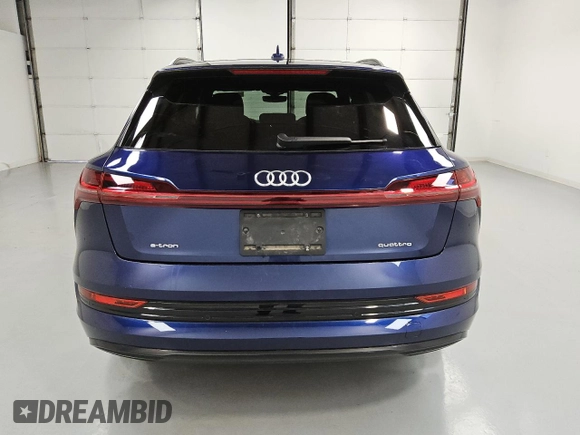 2022 Audi e-tron Premium with VIN WA1AAAGE4NB022730, listed as a Copart auction lot 56118575 with 47,680 mi miles and Clean title. Bid and sale history available at DreamBid. Image 6.