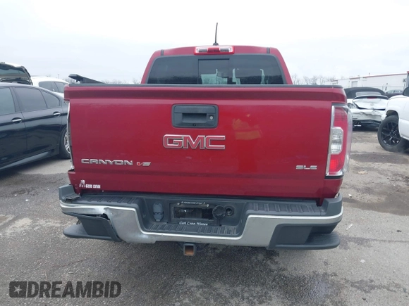 2018 GMC Canyon 2WD SLE with VIN 1GTG5CEN5J1285392, listed as a IAAI auction lot 41596516 with 73,885 mi miles. Bid and sale history available at carsss.com. Image 16.
