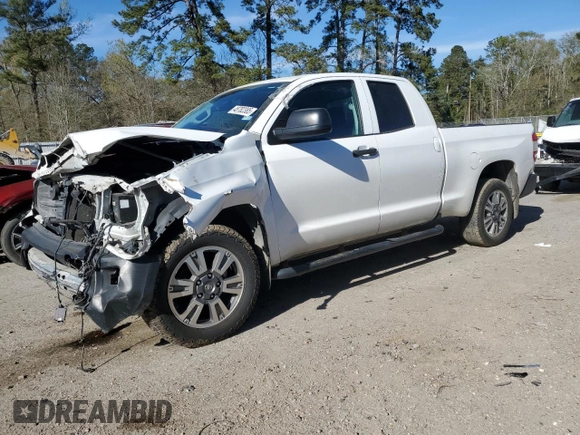 2019 Toyota Tundra SR with VIN 5TFRM5F16KX144493, listed as a Copart auction lot 48782385 with 135,742 mi miles and Salvage title. Bid and sale history available at DreamBid. Image 1.