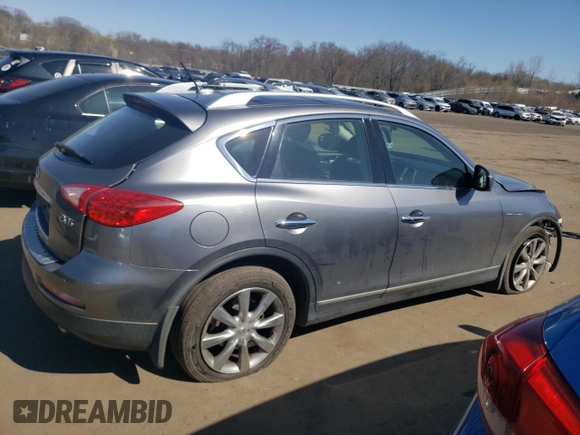 2012 Infiniti EX Journey with VIN JN1AJ0HR9CM453411, listed as a Copart auction lot 53628605 with 163,508 mi miles and Clean Title. Bid and sale history available at carsss.com. Image 3.