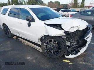 2020 Dodge Durango GT with VIN 1C4RDHDG8LC259467, listed as a IAAI auction lot 40994886 with 82,509 mi miles and . Bid and sale history available at DreamBid. Image 1.