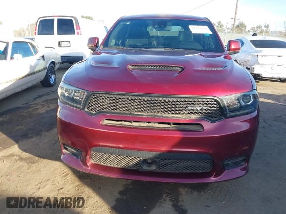 2019 Dodge Durango SRT with VIN 1C4SDJGJXKC556870, listed as a IAAI auction lot 41125324 with 16,857 mi miles and . Bid and sale history available at DreamBid. Image 6.