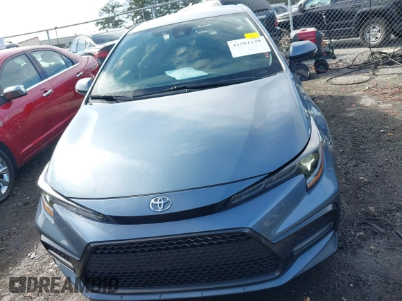 2022 Toyota Corolla SE with VIN JTDS4MCE6N3511584, listed as a IAAI auction lot 41581139 with 85,595 mi miles. Bid and sale history available at carsss.com. Image 12.