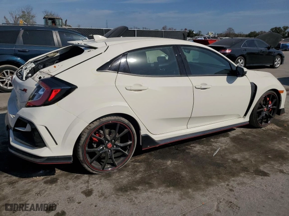 2020 Honda Civic Type R Touring with VIN SHHFK8G78LU201509, listed as a Copart auction lot 43420605 with NaN miles and Salvage Title. Bid and sale history available at carsss.com. Image 3.