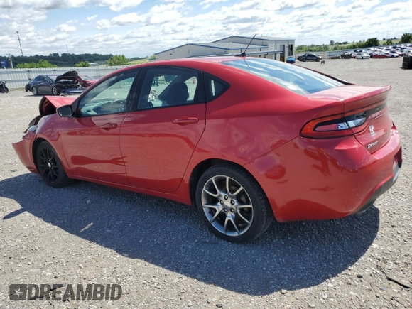 2015 Dodge Dart SXT with VIN 1C3CDFBB5FD117243, listed as a Copart auction lot 57879985 with 174,978 mi miles and Salvage title. Bid and sale history available at DreamBid. Image 2.