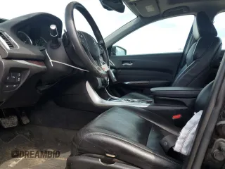 2015 Acura TLX Advance with VIN 19UUB2F70FA013265, listed as a Copart auction lot 54374955 with 162,398 mi miles and Salvage title. Bid and sale history available at DreamBid. Image 7.