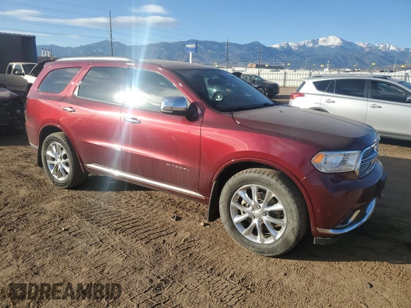 2019 Dodge Durango Citadel with VIN 1C4SDJET1KC549522, listed as a Copart auction lot 85815184 with 73,649 mi miles and Salvage Title. Bid and sale history available at DreamBid. Image 4.