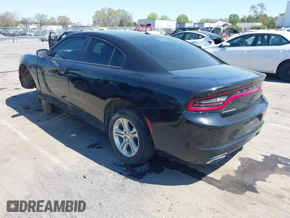 2019 Dodge Charger SXT with VIN 2C3CDXBG5KH713354, listed as a IAAI auction lot 41880772 with 133,408 mi miles. Bid and sale history available at carsss.com. Image 3.