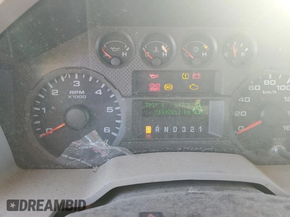 2010 Ford Super Duty F-250 SRW XL with VIN 1FTSW2B58AEA99988, listed as a Copart auction lot 74097294 with 266,928 mi miles and Salvage Title. Bid and sale history available at carsss.com. Image 9.