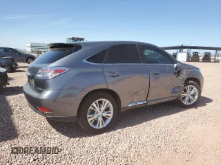 2012 Lexus RX 450h with VIN JTJZB1BA4C2408052, listed as a Copart auction lot 47407135 with 136,084 mi miles and Salvage title. Bid and sale history available at DreamBid. Image 3.