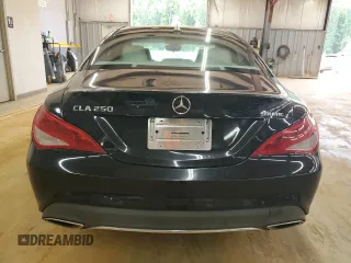 2018 Mercedes-Benz CLA 250 with VIN WDDSJ4GB4JN657124, listed as a Copart auction lot 58735945 with 131,036 mi miles and Salvage title. Bid and sale history available at DreamBid. Image 6.