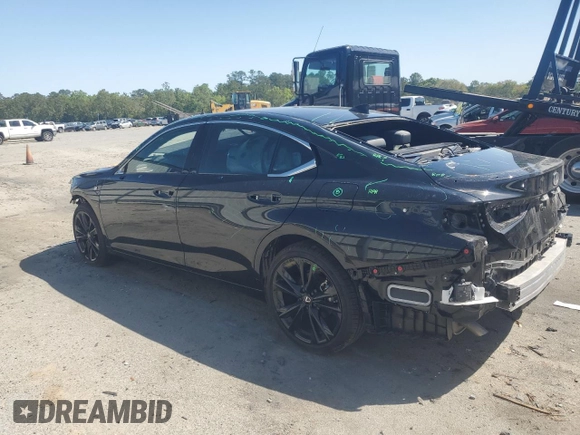 2024 Lexus ES 300h with VIN 58ABA1C14RU045744, listed as a Copart auction lot 52011135 with Not provided miles and Salvage title. Bid and sale history available at DreamBid. Image 2.