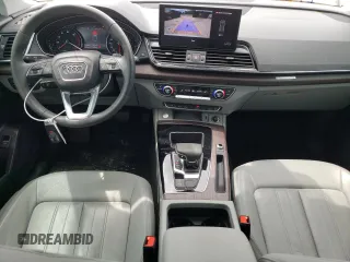 2021 Audi Q5 with VIN WA1AABFYXM2050645, listed as a Copart auction lot 53162383 with 23,012 mi miles and . Bid and sale history available at DreamBid. Image 8.