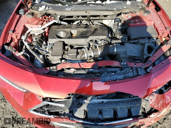 2021 Acura TLX w/Advance Package with VIN 19UUB5F61MA007898, listed as a Copart auction lot 42235475 with 37,358 mi miles and Salvage Title. Bid and sale history available at carsss.com. Image 11.