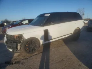 2021 Land Rover Range Rover z VIN SALGS5SE2MA424318, wystawiony jako Copart lot #82446844 z przebiegiem 55 812 mil mil oraz Szkoda całkowita • Salvage title. Historia ofert i sprzedaży dostępna na DreamBid. Obrazek 1.