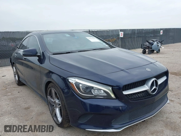 2019 Mercedes-Benz CLA 250 with VIN WDDSJ4EB3KN703871, listed as a IAAI auction lot 41923647 with 79,542 mi miles and . Bid and sale history available at DreamBid. Image 1.