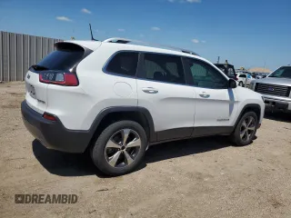 2019 Jeep Cherokee Limited with VIN 1C4PJMDX8KD431319, listed as a Copart auction lot 62177565 with 77,463 mi miles and Salvage title. Bid and sale history available at DreamBid. Image 3.