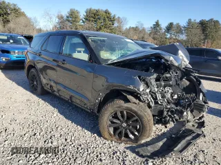 2020 Ford Explorer with VIN 1FMSK7BH4LGA20368, listed as a Copart auction lot 87721835 with 0 mi miles and Salvage Title. Bid and sale history available at carsss.com. Image 4.