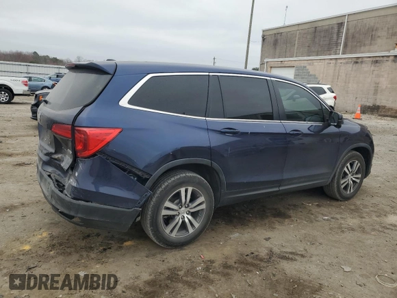 2016 Honda Pilot EX-L with VIN 5FNYF6H52GB088176, listed as a Copart auction lot 47723345 with 78,392 mi miles and Salvage Title. Bid and sale history available at DreamBid. Image 3.
