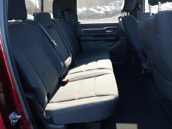 2019 Ram 1500 Big Horn/Lone Star with VIN 1C6SRFFT2KN647936, listed as a IAAI auction lot 41294403 with 123,834 mi miles. Bid and sale history available at carsss.com. Image 8.