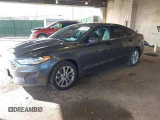 2019 Ford Fusion SE with VIN 3FA6P0HD5KR244720, listed as a IAAI auction lot 41845516 with 57,124 mi miles. Bid and sale history available at carsss.com. Image 17.