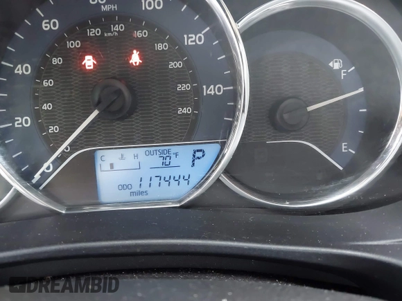 2016 Toyota Corolla L with VIN 2T1BURHE2GC703178, listed as a IAAI auction lot 42191387 with 117,444 mi miles and . Bid and sale history available at DreamBid. Image 7.