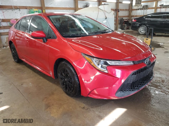 2020 Toyota Corolla LE with VIN 5YFEPRAE2LP073560, listed as a Copart auction lot 48123245 with 123,497 mi miles and Salvage Title. Bid and sale history available at carsss.com. Image 4.