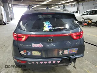 2017 Kia Sportage EX with VIN KNDPN3AC4H7092789, listed as a Copart auction lot 58401465 with 91,617 mi miles and Salvage title. Bid and sale history available at DreamBid. Image 6.